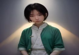 技术编辑苏语桐正在操作数据管理系统，多个屏幕显示内容数据库界面，专注维护链接有效性与内容索引的技术工作